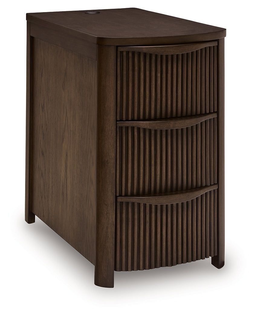 Camdill Dark Brown Chairside End Table from Ashley - Luna Furniture