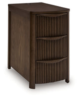 Camdill Dark Brown Chairside End Table from Ashley - Luna Furniture