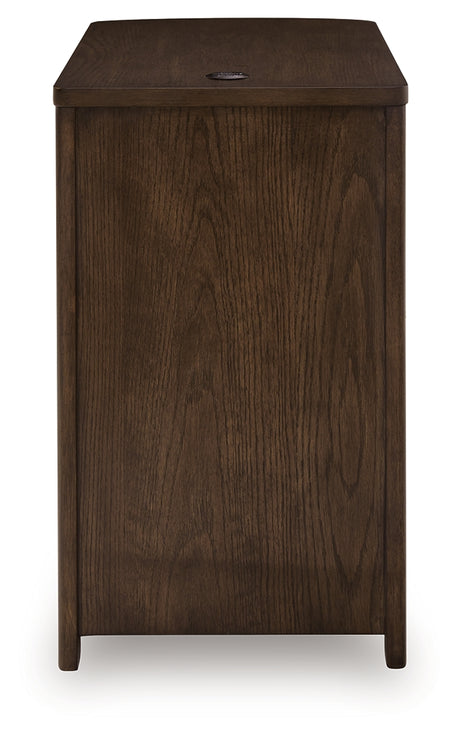 Camdill Dark Brown Chairside End Table from Ashley - Luna Furniture