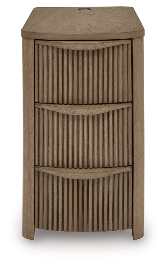 Camdill Light Brown Chairside End Table from Ashley - Luna Furniture