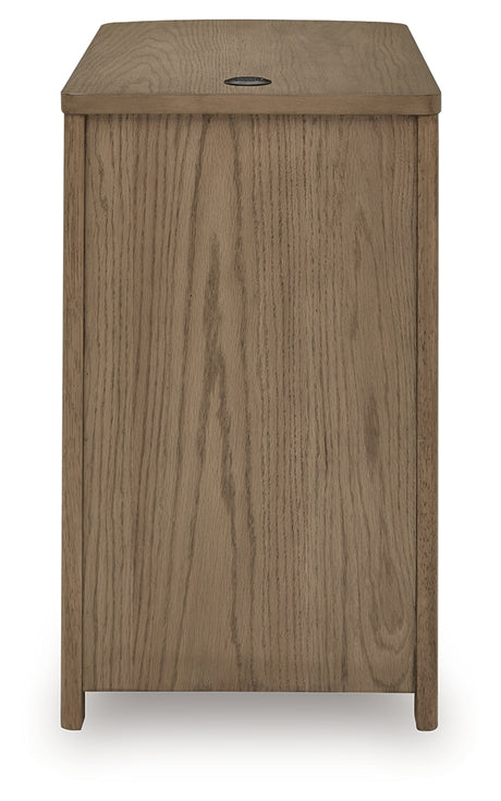 Camdill Light Brown Chairside End Table from Ashley - Luna Furniture