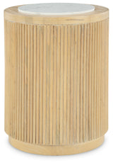 Camdill Light Brown/White End Table from Ashley - Luna Furniture