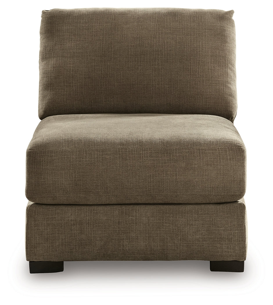 Camellia-Court Coffee Armless Chair from Ashley - Luna Furniture