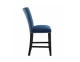 Camila Counter Stool, Blue Velvet, Set of 2 from Steve Silver - Luna Furniture