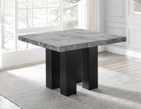 Camila Blue/Gray Square Marble Top Counter Height Set from Steve Silver - Luna Furniture
