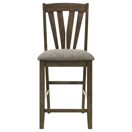 Canfield Natural Brown 5-piece 47-inch Counter Height Dining Set from Coaster - Luna Furniture