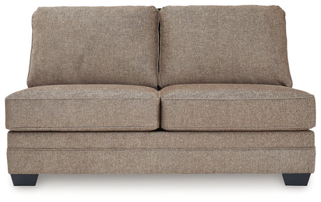 Cannonbrook Nutmeg Armless Loveseat from Ashley - Luna Furniture