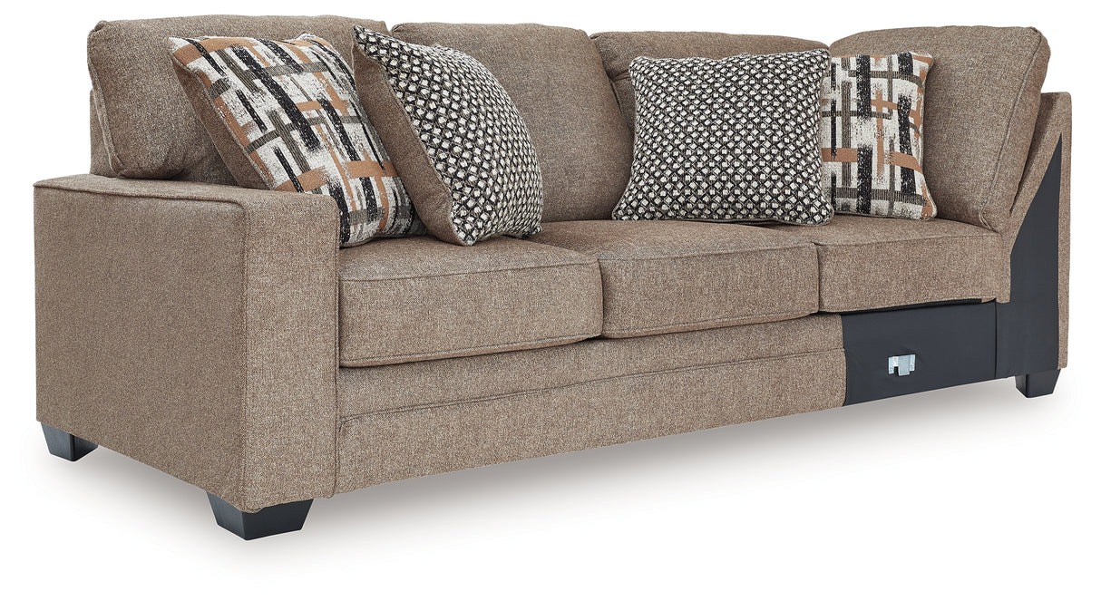 Cannonbrook Nutmeg Left-Arm Facing Sofa from Ashley - Luna Furniture