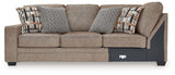 Cannonbrook Nutmeg Left-Arm Facing Sofa from Ashley - Luna Furniture