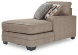 Cannonbrook Nutmeg Right-Arm Facing Corner Chaise from Ashley - Luna Furniture
