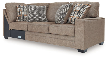 Cannonbrook Nutmeg Right-Arm Facing Sofa from Ashley - Luna Furniture