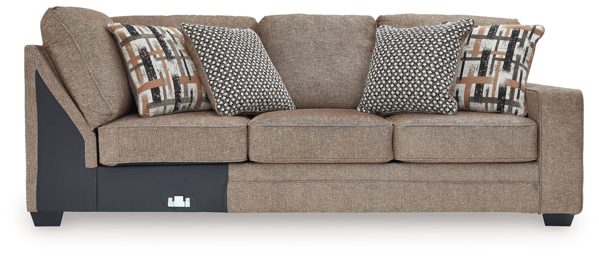 Cannonbrook Nutmeg Right-Arm Facing Sofa from Ashley - Luna Furniture