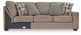 Cannonbrook Nutmeg Right-Arm Facing Sofa from Ashley - Luna Furniture