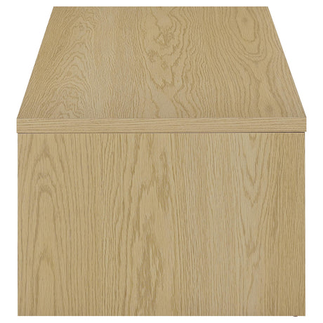 Canoga Light Oak 2-Piece Lift Top Cocktail Coffee Table Set from Coaster - Luna Furniture