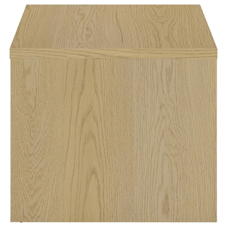 Canoga Light Oak Engineered Wood Accent Side End Table from Coaster - Luna Furniture