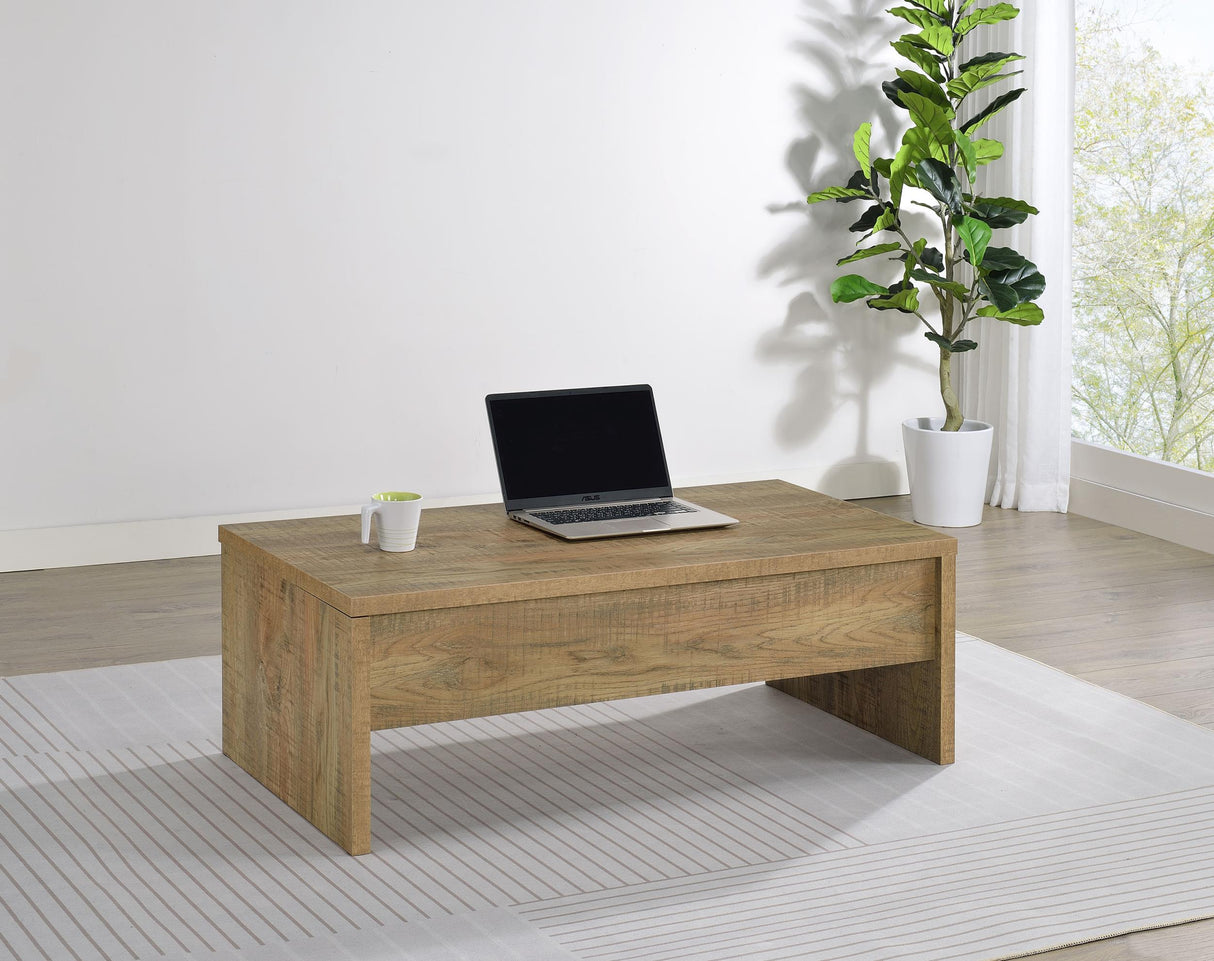 Canoga Mango Engineered Wood Lift Top Cocktail Coffee Table from Coaster - Luna Furniture