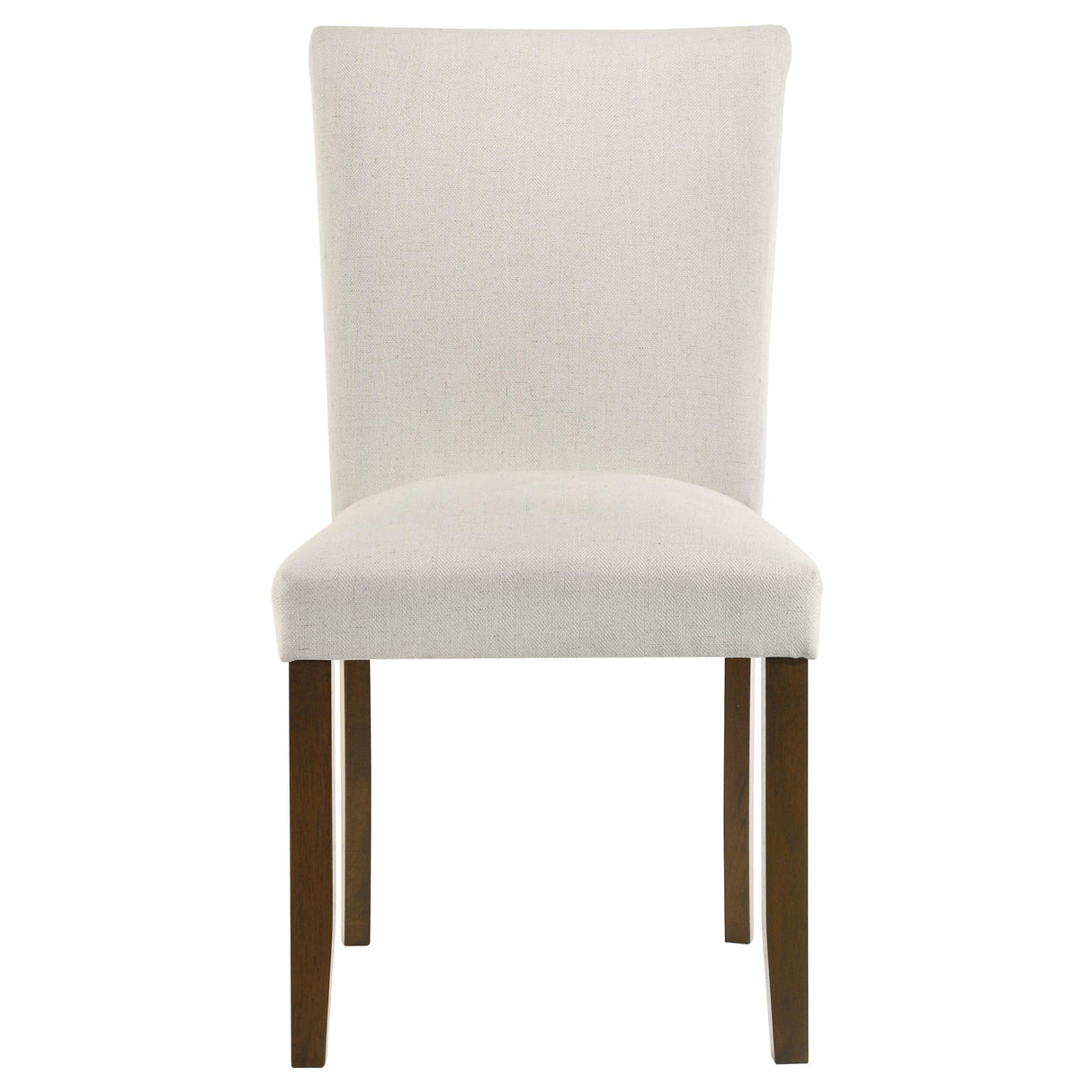 Cantley Beige Upholstered Dining Side Chair, Set of 2 from Coaster - Luna Furniture