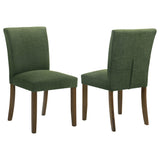 Cantley Green Upholstered Dining Side Chair, Set of 2 from Coaster - Luna Furniture