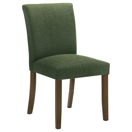 Cantley Green Upholstered Dining Side Chair, Set of 2 from Coaster - Luna Furniture