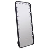 Canton Black LED Standing Mirror with Speakers from Coaster - Luna Furniture