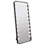 Canton Black LED Standing Mirror with Speakers from Coaster - Luna Furniture