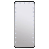 Canton Black LED Standing Mirror with Speakers from Coaster - Luna Furniture