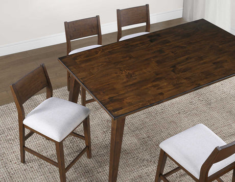 Canton Mocha/Eggshell 7-Piece Counter Height Dining Set from Steve Silver - Luna Furniture