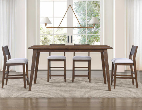 Canton Mocha/Eggshell 7-Piece Counter Height Dining Set from Steve Silver - Luna Furniture