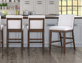 Canton Mocha/Eggshell 5-Piece Counter Height Dining Set from Steve Silver - Luna Furniture