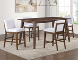 Canton Mocha/Eggshell 5-Piece Counter Height Dining Set from Steve Silver - Luna Furniture