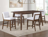 Canton 5-Piece 72″ Counter Dining Set with Upholstered Counter Chairs from Steve Silver - Luna Furniture