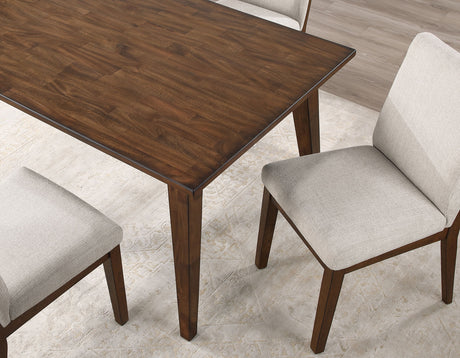 Canton Mocha 7-Piece Upholstered Dining Set from Steve Silver - Luna Furniture