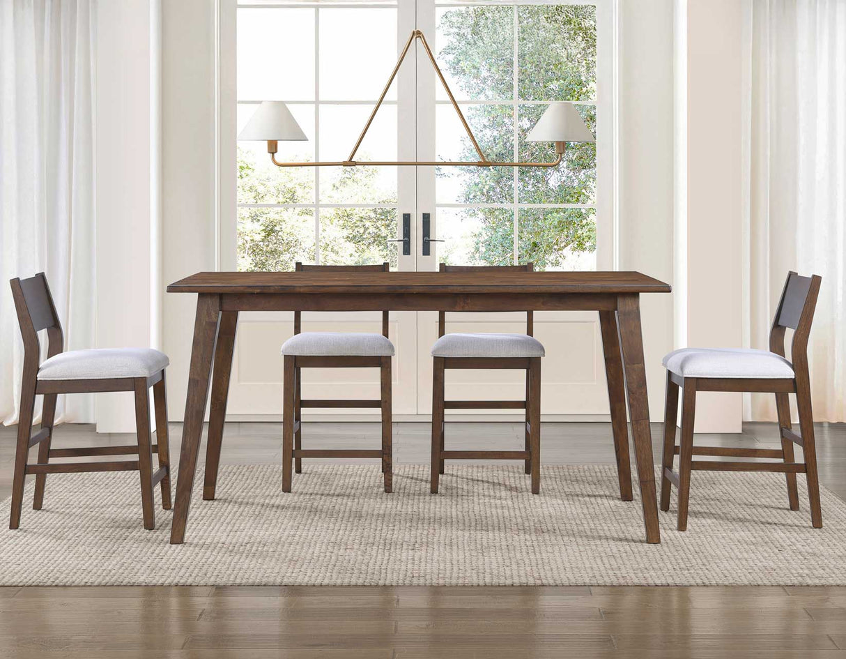 Canton Mocha 72″ Solid Wood Counter Table from Steve Silver - Luna Furniture