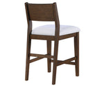 Canton Mocha 24" Upholstered Counter Stool, Set of 2 from Steve Silver - Luna Furniture