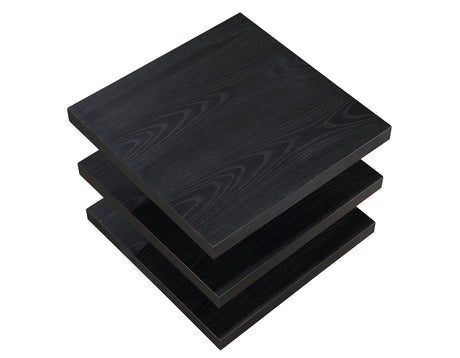 Canyon 3-Piece Table Set, Black (Cocktail Table & 2 End Tables) from Steve Silver - Luna Furniture