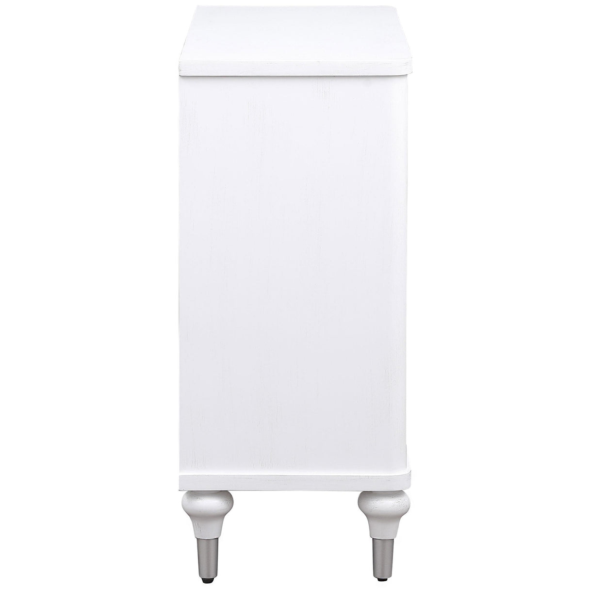 Cardella Distressed White 2-Door Mandala Accent Cabinet from Coaster - Luna Furniture