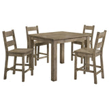 Cardova Vineyard Oak 5-Piece Counter Height Dining Set from Coaster - Luna Furniture