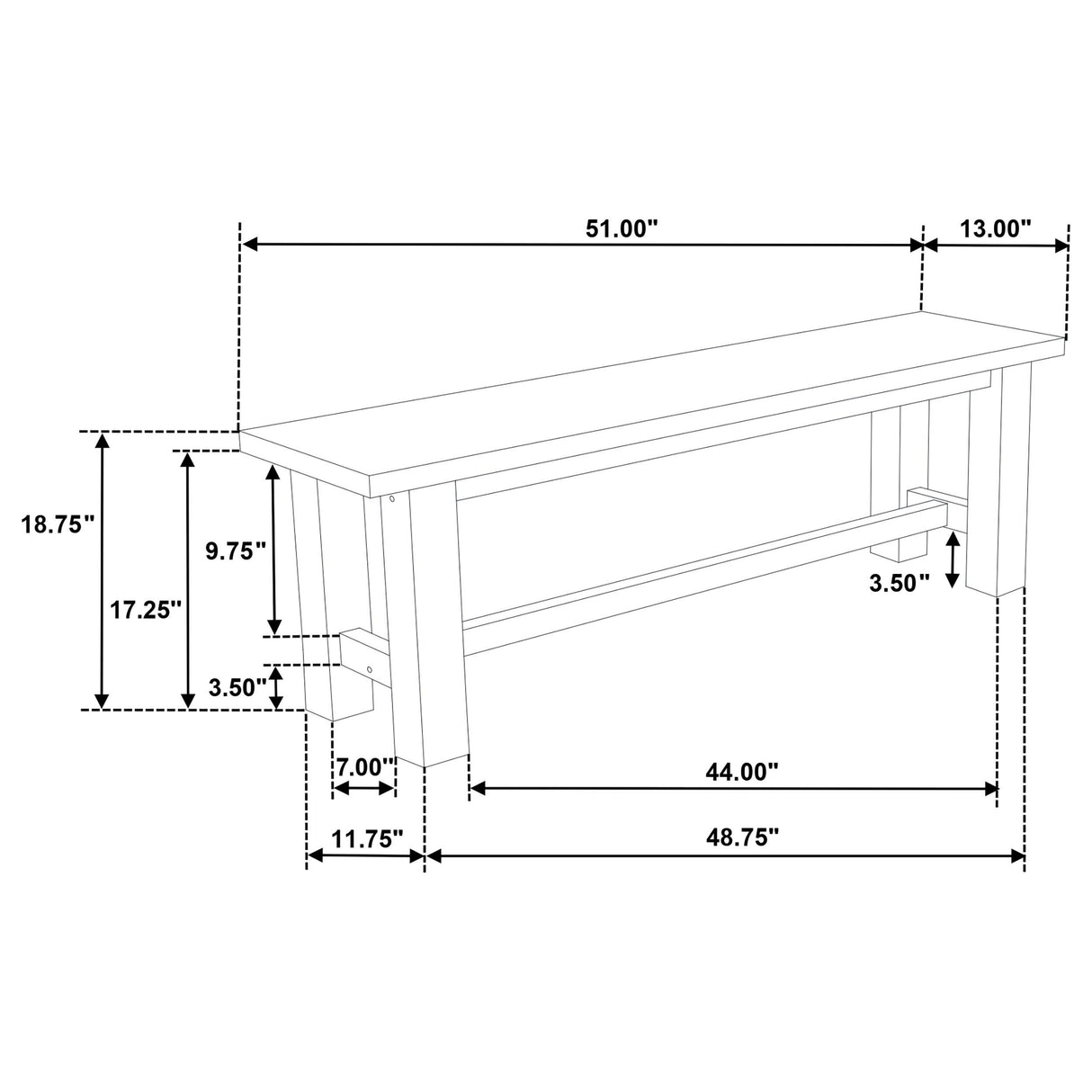 Cardova Vineyard Oak 6-Piece Extension Table Dining Set from Coaster - Luna Furniture