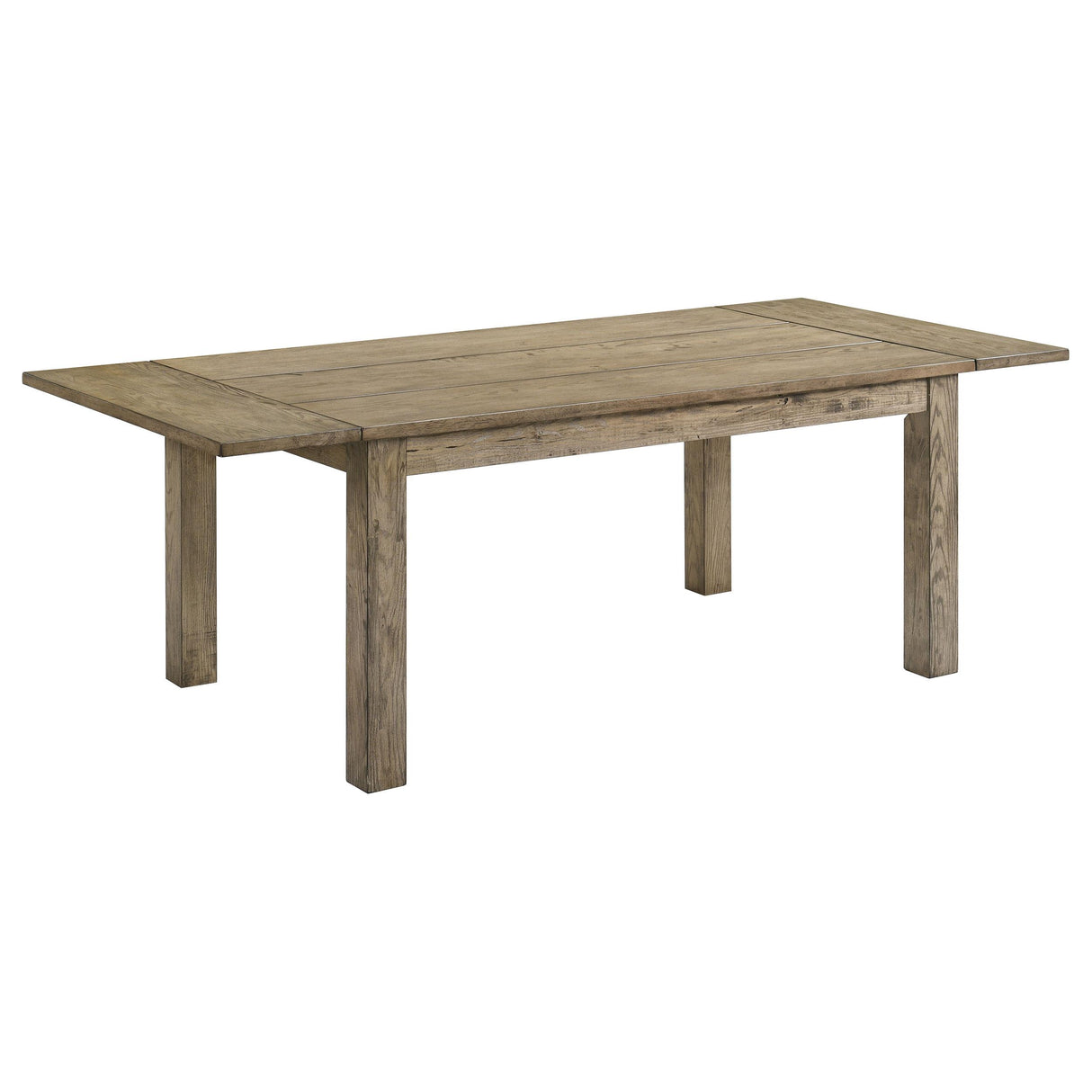 Cardova Vineyard Oak 87-inch Solid Wood Extension Dining Table from Coaster - Luna Furniture