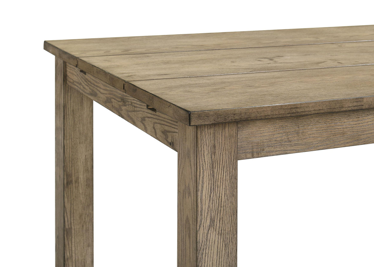 Cardova Vineyard Oak 87-inch Solid Wood Extension Dining Table from Coaster - Luna Furniture