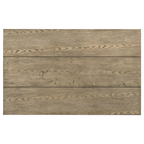 Cardova Vineyard Oak 87-inch Solid Wood Extension Dining Table from Coaster - Luna Furniture