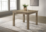 Cardova Vineyard Oak Square Counter Height Dining Table from Coaster - Luna Furniture