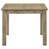 Cardova Vineyard Oak Square Counter Height Dining Table from Coaster - Luna Furniture