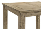 Cardova Vineyard Oak Square Counter Height Dining Table from Coaster - Luna Furniture
