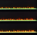 Carey Dark Pine 79-inch TV Stand Fireplace Media Console from Coaster - Luna Furniture