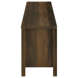 Carey Dark Pine 79-inch TV Stand Fireplace Media Console from Coaster - Luna Furniture