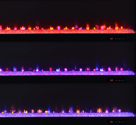 Carey Dark Pine 79-inch TV Stand Fireplace Media Console from Coaster - Luna Furniture