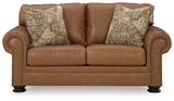 Carianna Sofa, Loveseat, Chair and Ottoman in Caramel from Ashley - Luna Furniture