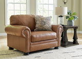 Carianna Sofa, Loveseat, Chair and Ottoman in Caramel from Ashley - Luna Furniture