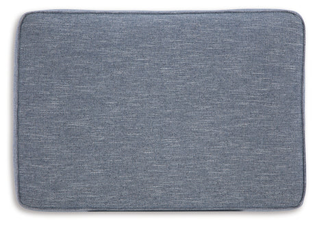 Carissa Manor Denim Ottoman from Ashley - Luna Furniture